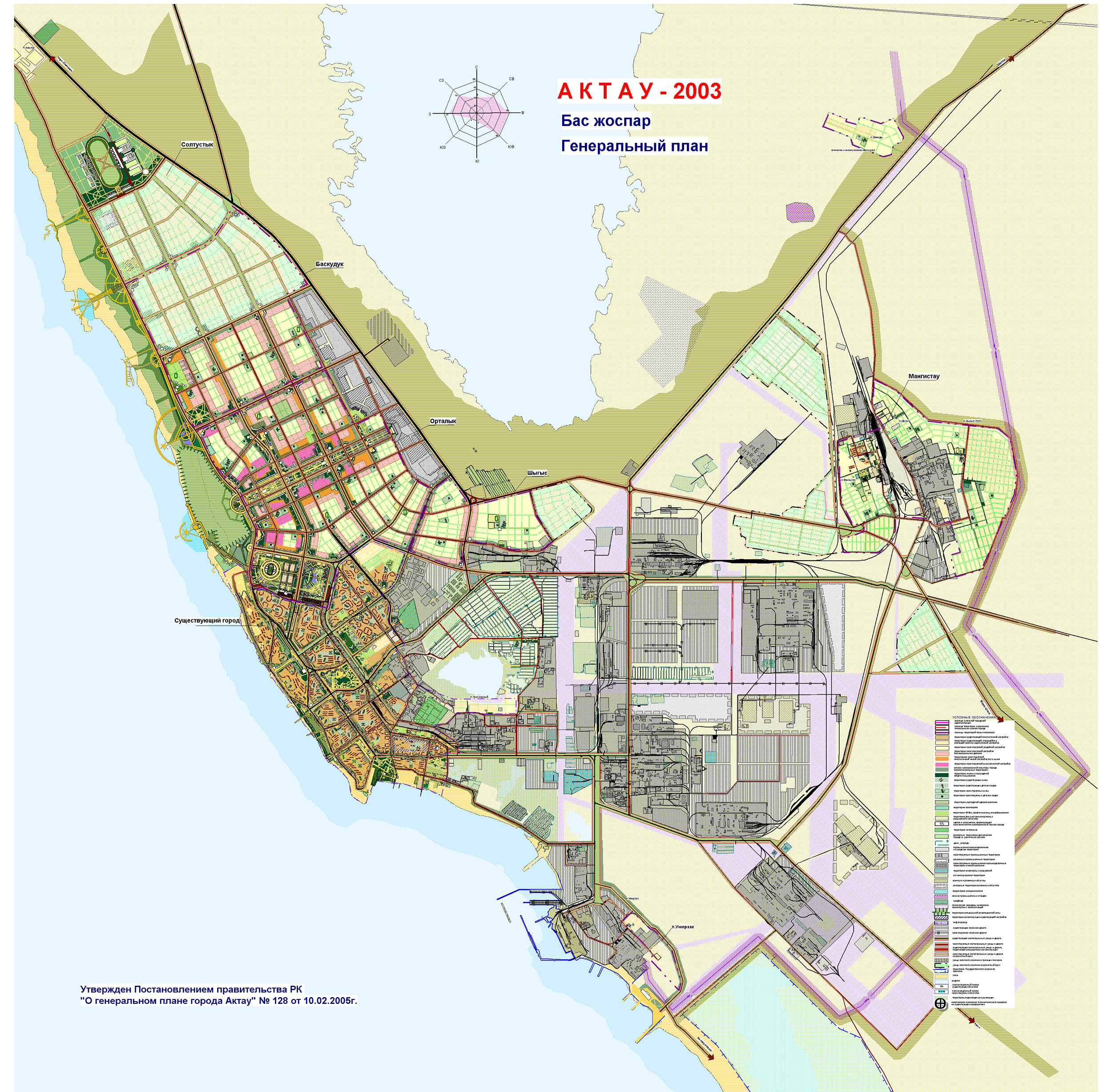 2003 год, Генеральный план города Актау