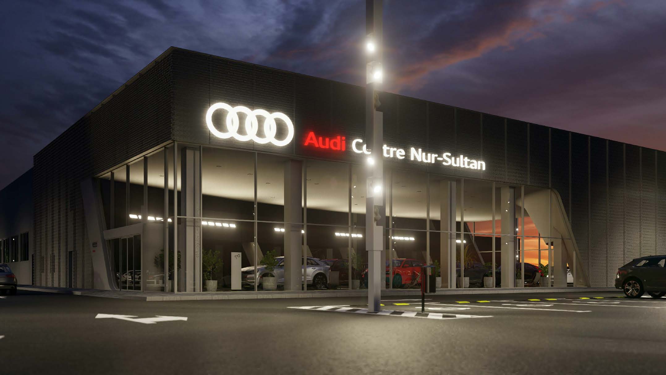 Проект автосалона Audi Centre Nur-Sultan